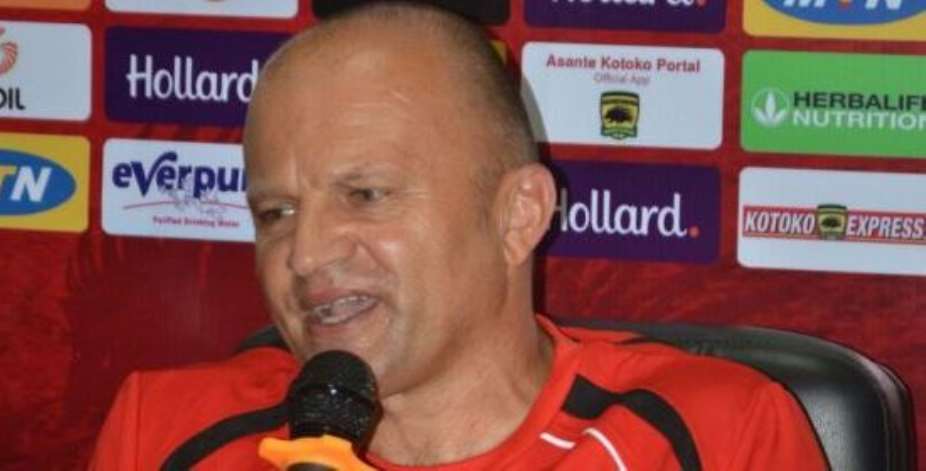 Asante Kotoko coach Zdravko Lugarusic confident of win against tough Bechem United