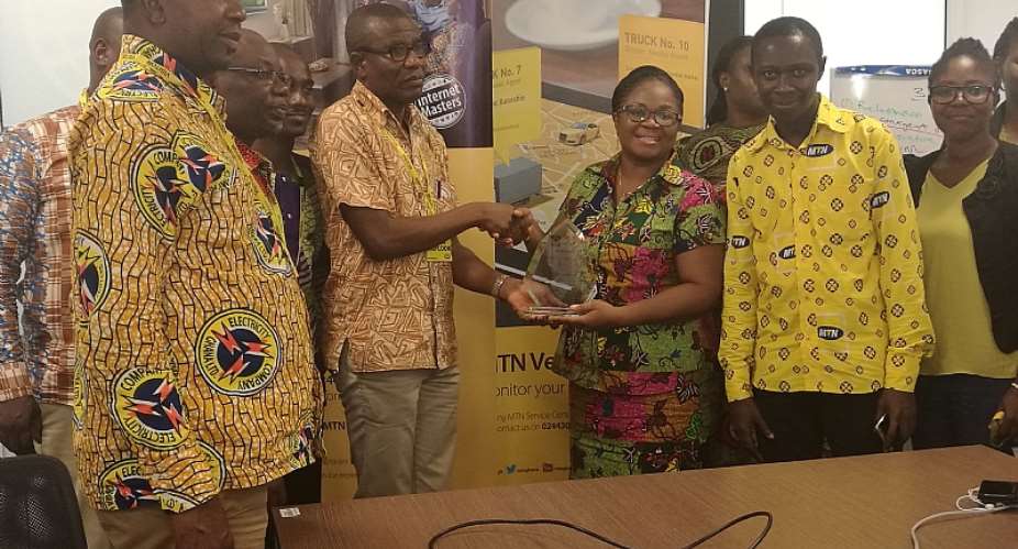 ECG Honours MTN Ghana As An Outstanding Loyal Customer