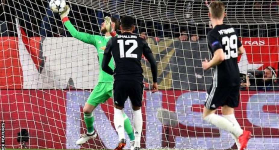 De Gea Helps Man Utd Earn Creditable Draw In First Leg At Sevilla
