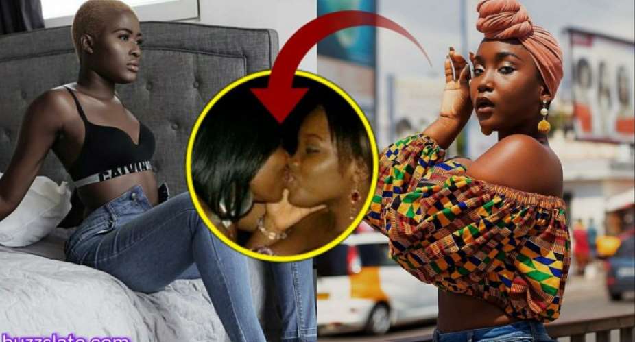 Video: Fella Makafui, Model Lharley Caught Kissing
