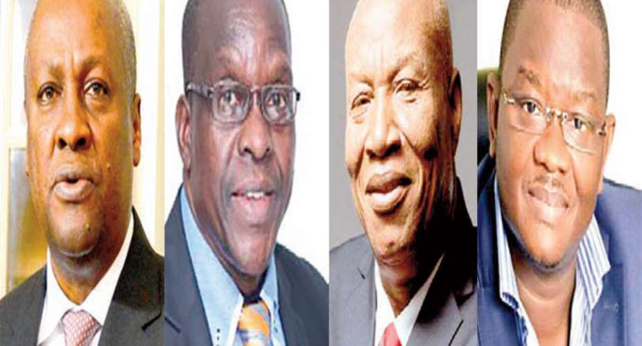 NDC Presidential aspirants