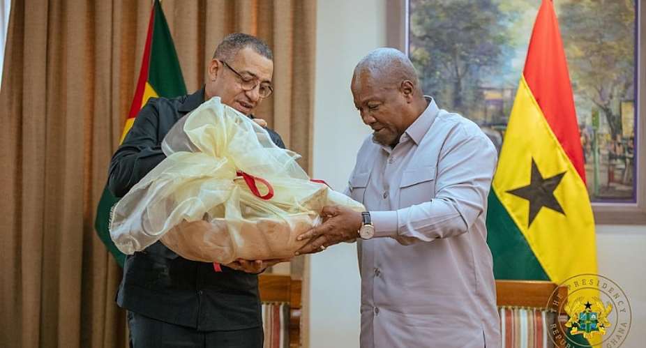 President Mahama hosts So Tom’s President Nova