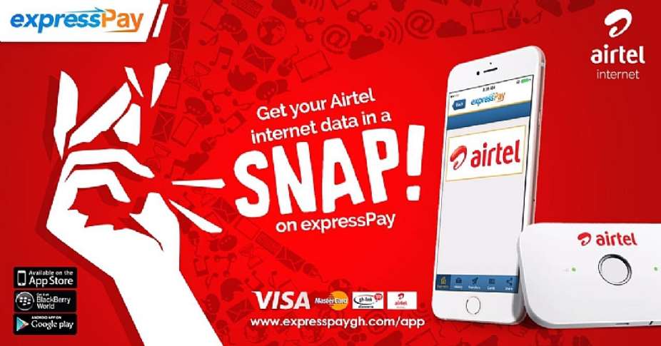Airtel Ghana partners expressPay To Enable Direct Purchases Of Airtel Internet Data Bundles Through expressPay Portals