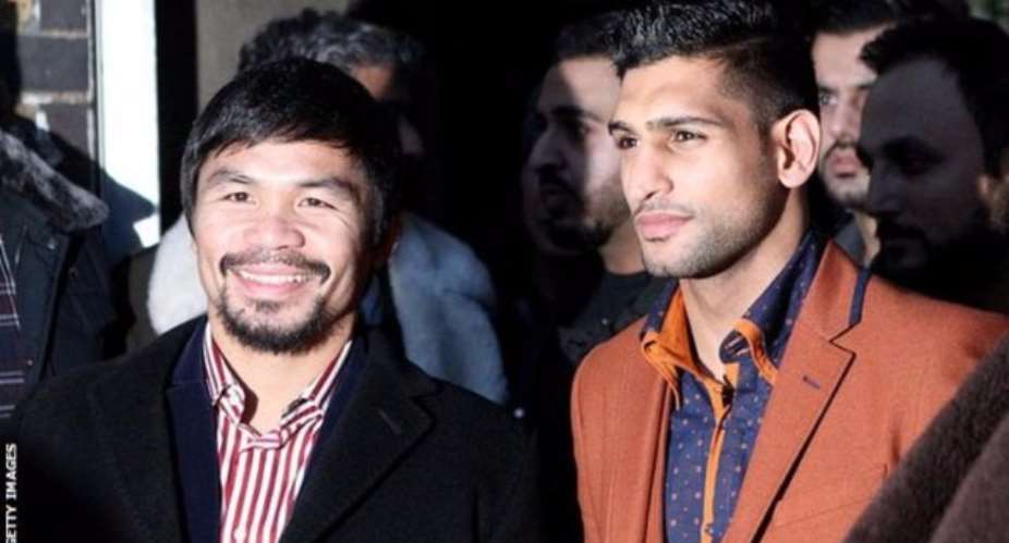 Khan in negotiations with Pacquiao over world title fight