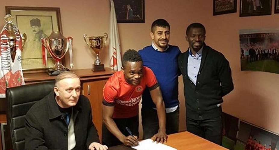 Striker Mahatma Otoo making strides for Turkish second-tier side Umraniyespor