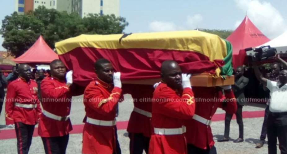 News In Photos: State Funeral For Prof. Allotey