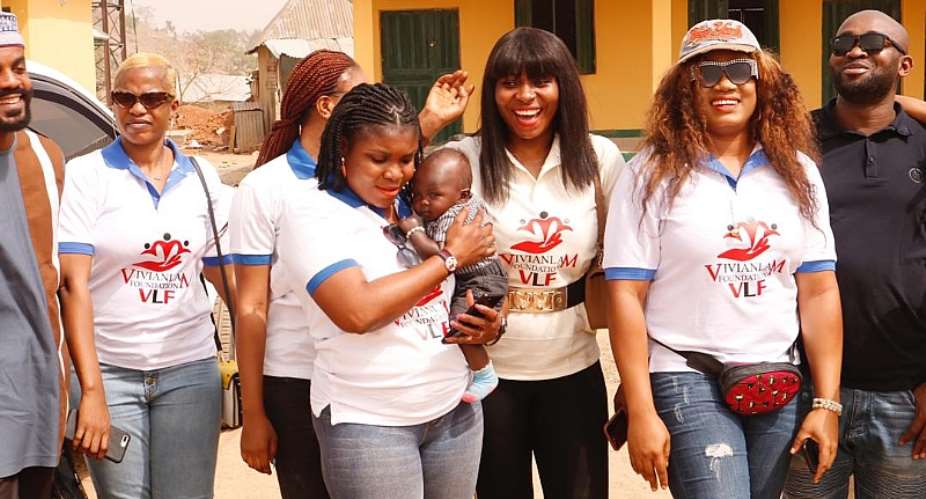 Vivian Lam Foundation Visits The Internally Displaced Persons In IDPCamp In Abuja