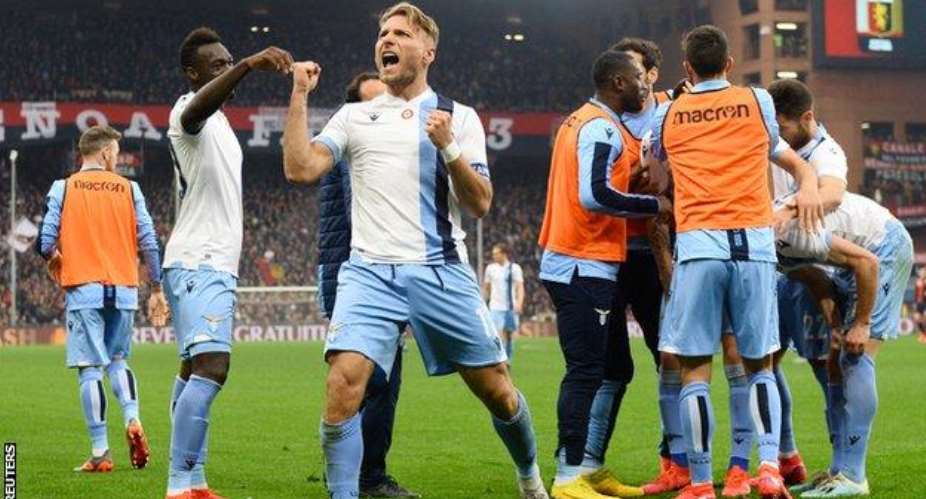 Ciro Immobile scored against Genoa, the team he played for in 2012-13