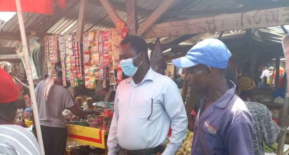 Nkwanta South MCE tours Nkwanta market and Kpassa lorry station