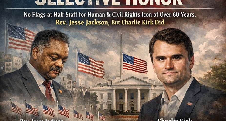 Selective Honor: No Flags At Half Staff For Rev. Jessie Jackson, But It Was For Charlie Kirk