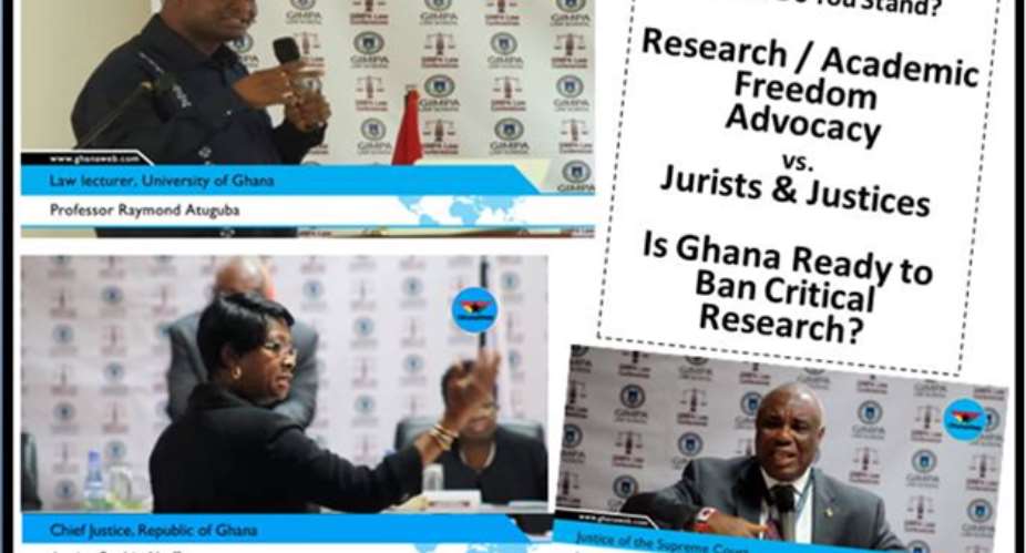 Defensive CJ Sophia Akuffo et al have no case vs. Professor Atuguba of UG Legon