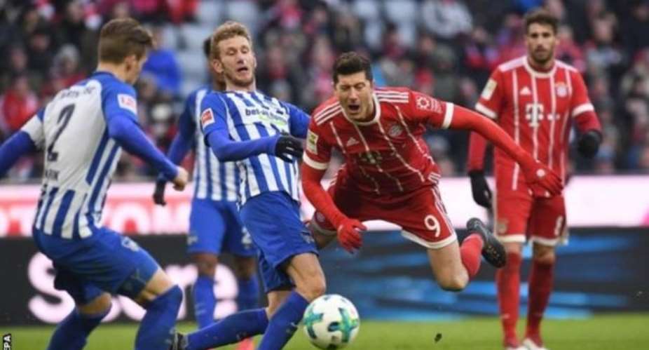Bayern Miss Out On Record Win As They Are Held By Hertha