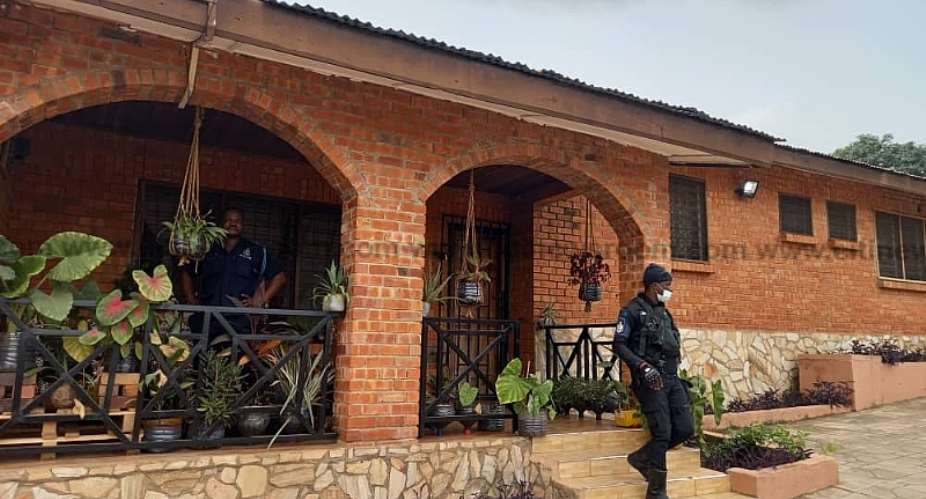 Photos How security officials locked up LGBTQI office in Accra