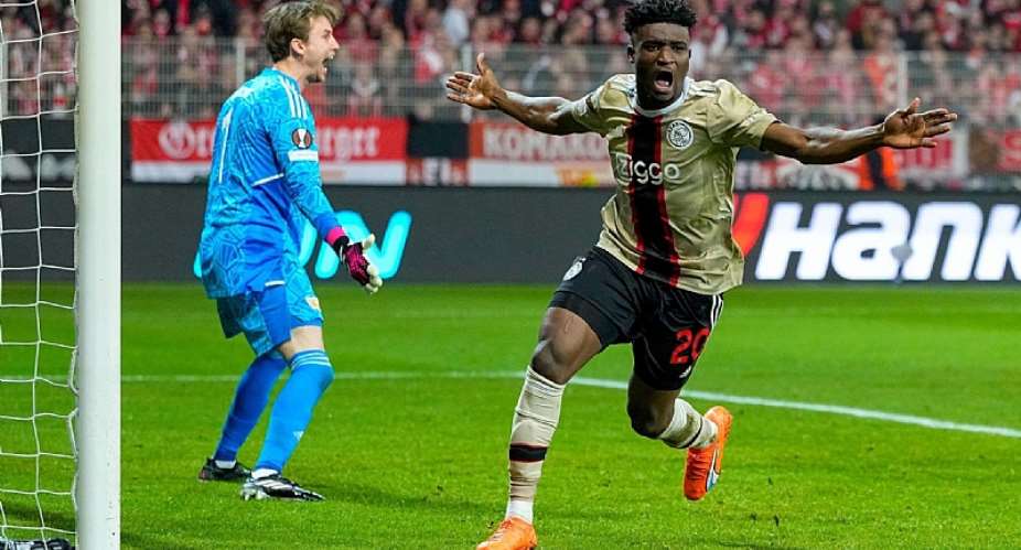 Ghana star Mohammed Kudus nets 15th goal of the season as Ajax fall to Union Berlin