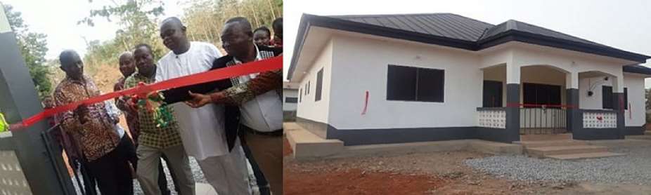 Dormaa East District hands over three bedroom apartment to education directorate
