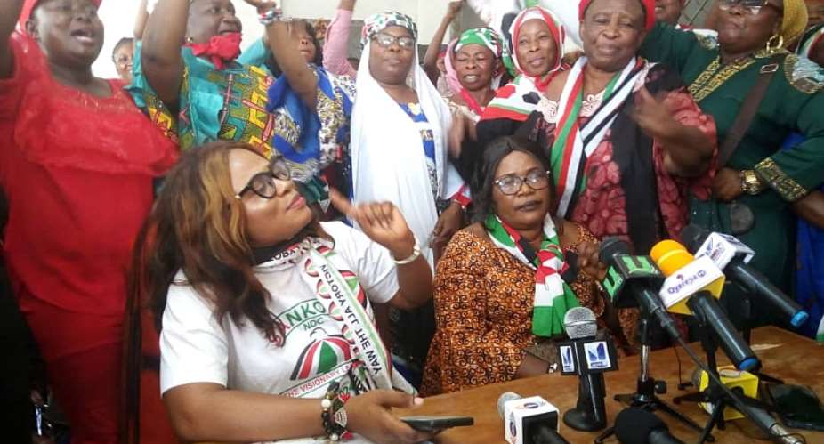 AR: Foiled agenda! NDC Women's Wing exposes Gloria Huze for picking nomination forms for Kwabena Duffour