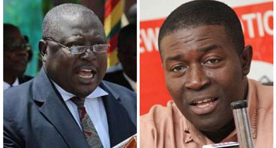 Former Special Prosecutor, Martin Amiduleft and Nana Akomea