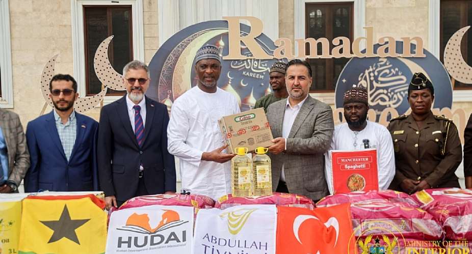Interior Minister pledges stronger Ghana–Turkey ties at prison donation
