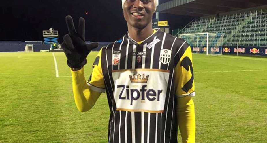 Ghana youth defender Kennedy Boateng scores to propel LASK Linz to promotion in Austria