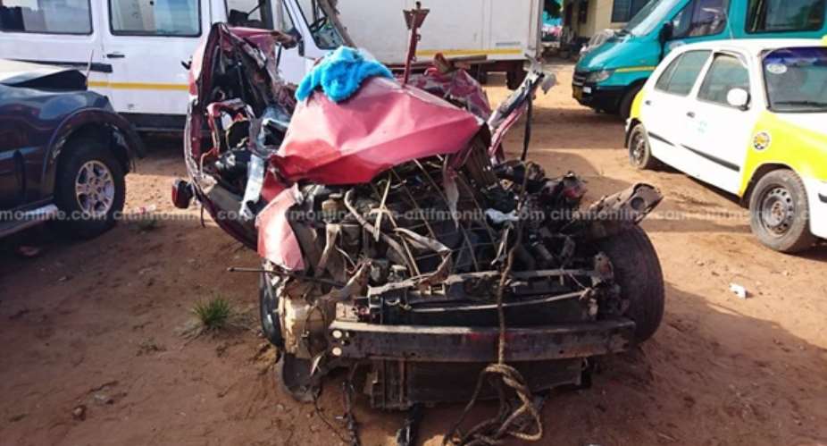 Airport-Madina Road Crash Kills One