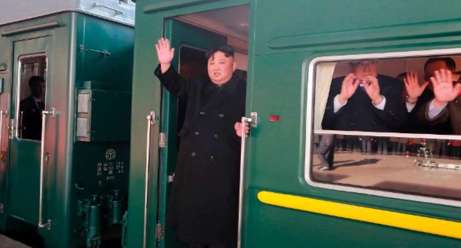 North Korean Ruler Kim Jong Un Travels In Armored Train To Vietnam Summit WithTrump