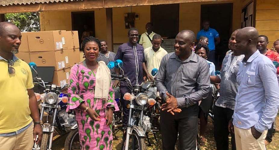 Akwatia Education Unit GetsLogistical Support