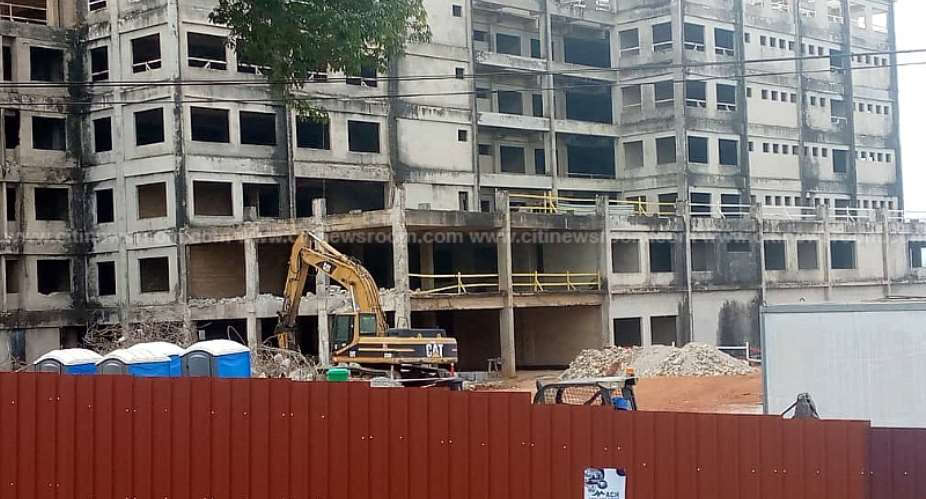 Abandoned KATH maternity block risked collapse – Contractor justifies demolition