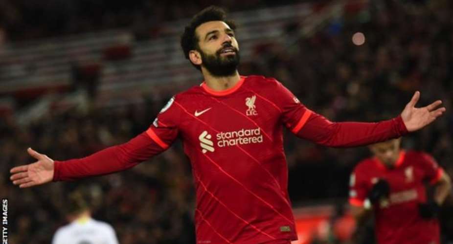 Mohamed Salah has now scored 152 goals for Liverpool, making him the ninth highest scorer in the club's history