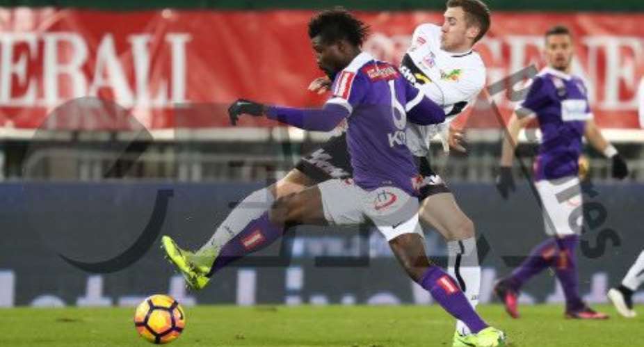 Ghana defender Kadri Mohammed plays first 90 minutes in Austria Wien's home defeat
