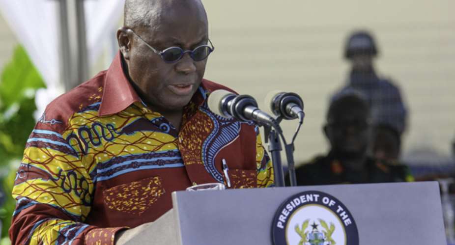 President Nana Akufo-Addo delivering his speech during the gathering