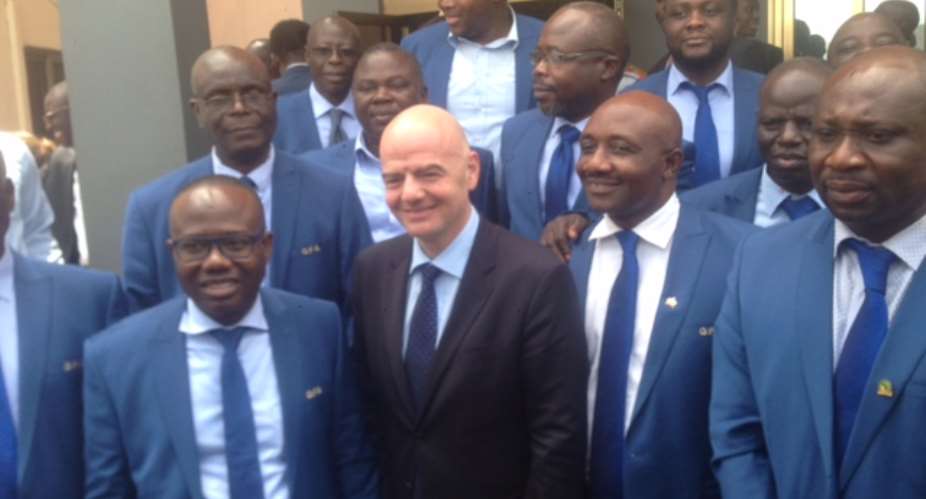 FIFA boss Gianni Infantino explains he was not in Zimbabwe to campaign against Issa Hayatou