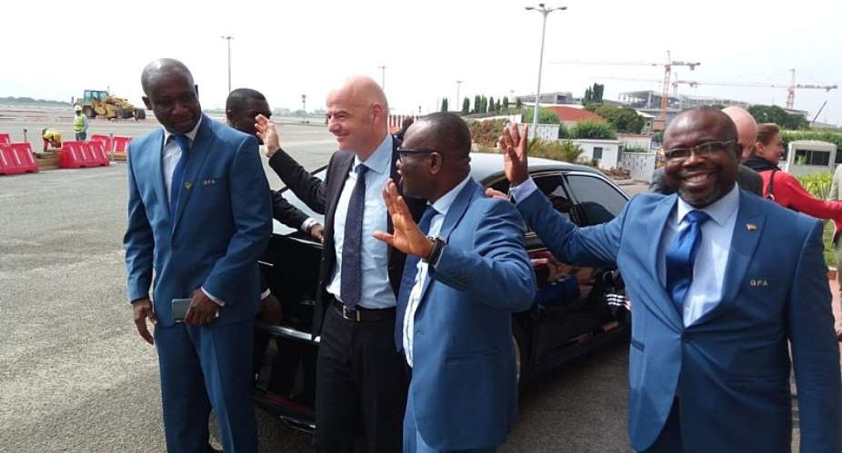 Pictures: FIFA President Gianni Infantino august visit to Ghana