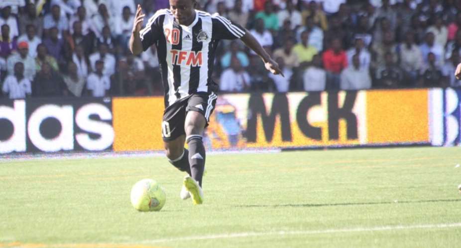 Solomon Asante grabs an assist for TP Mazembe against Don Bosco