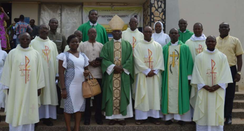 Bishop Mante with some members of the Steering Committee after the launching