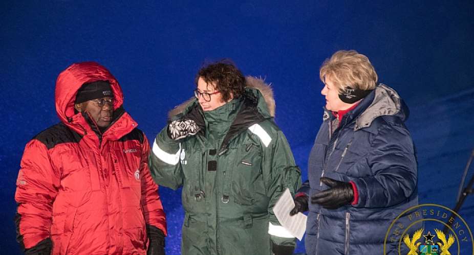 Akufo-Addo Cools Off As He Visits Norways Seed Vault Near North Pole Photos