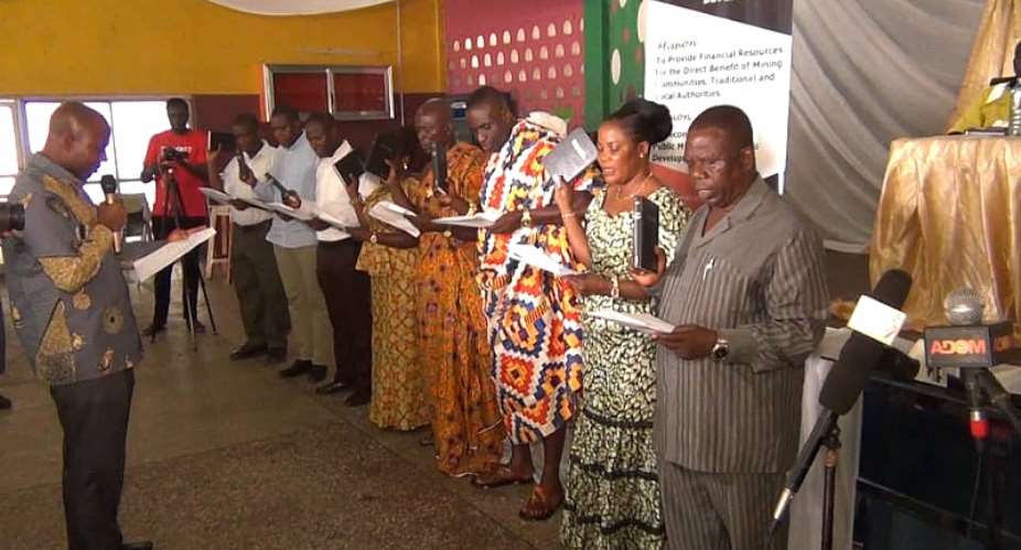 Local Management Committee Inaugurated In Obuasi East