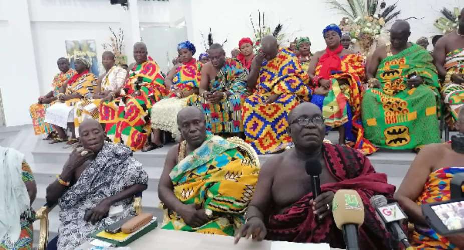 Chiefs and Queenmothers of Nzema Maanle Traditional Council