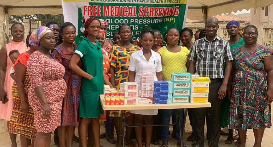 Over 370 customers of ASA Savings and Loans at Lashibia, Maamobi benefit from free health screening