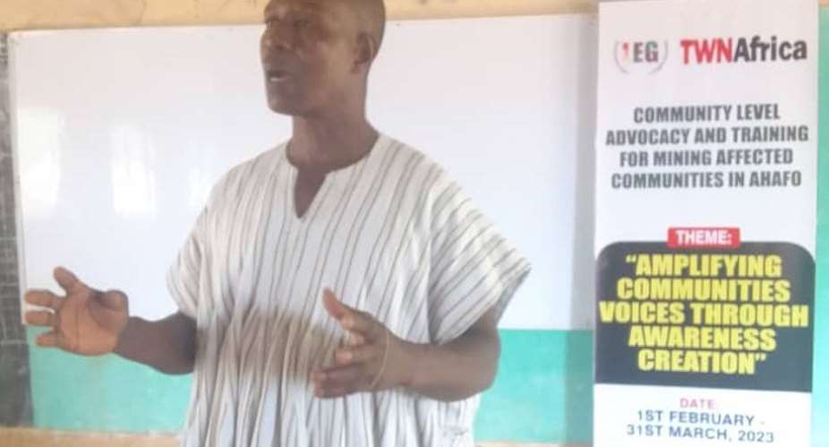 Farmers affected by Newmont mine undergo training in mining laws