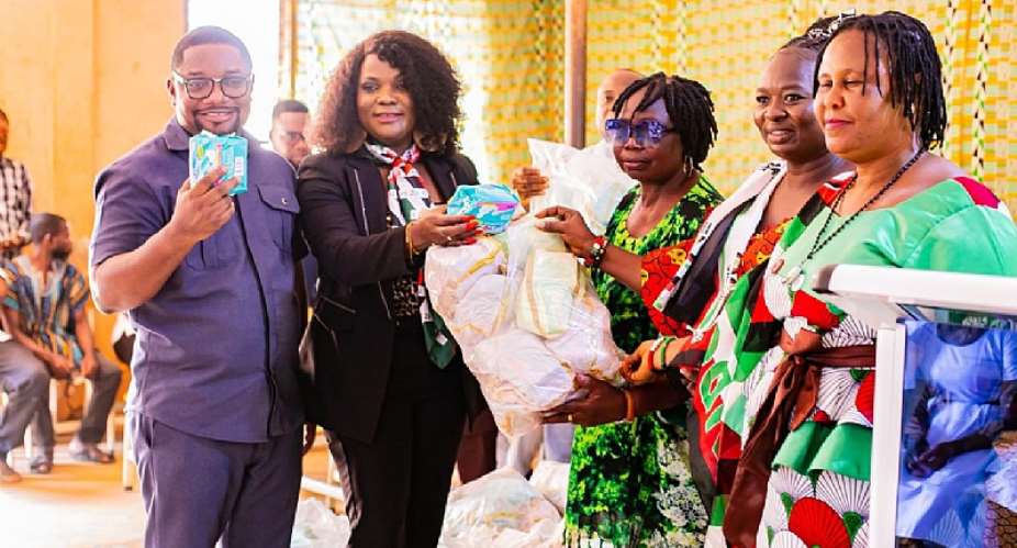 SA NDC Womens Wing, FADF support two schools in Guan Constituency with sanitary pads