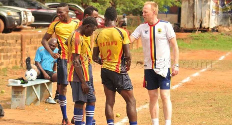 Hearts of Oak players adapting to my style, says new coach Frank Nuttall