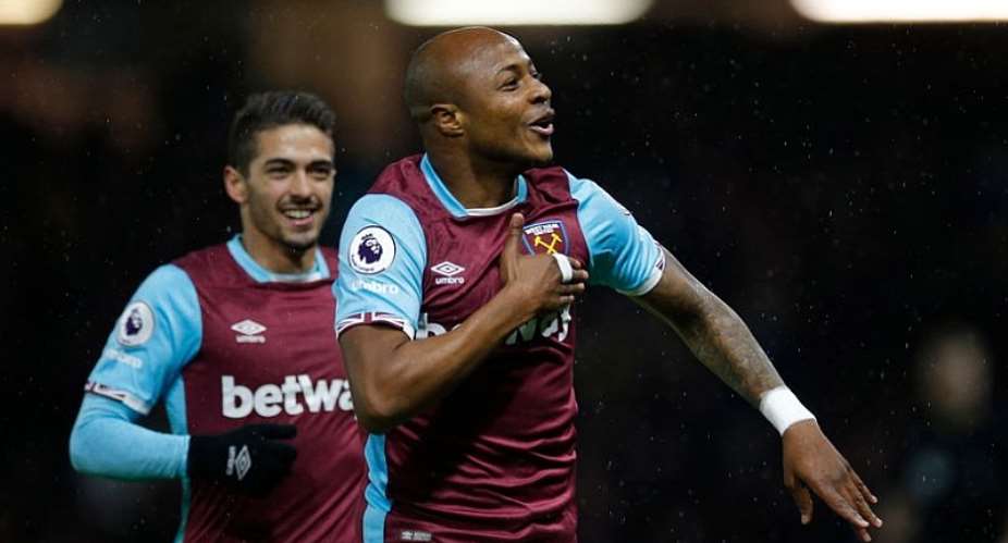 West Ham star Andre Ayew hopes to hit the accelerator against Chelsea on Monday