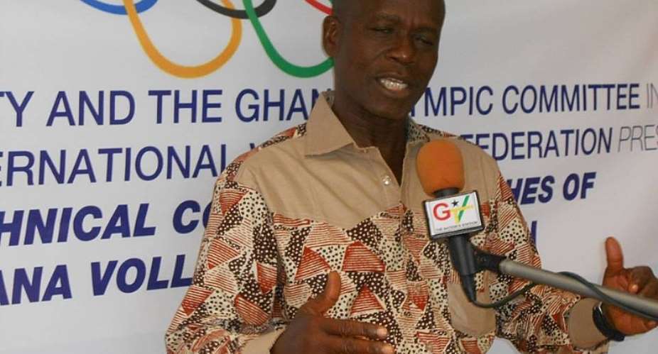 Paul Atchoe Ghana Volleyball Association President.