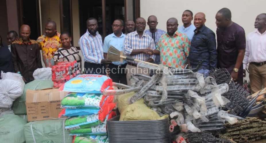 Ashanti Business Owners Support KMA With Cleaning Tools
