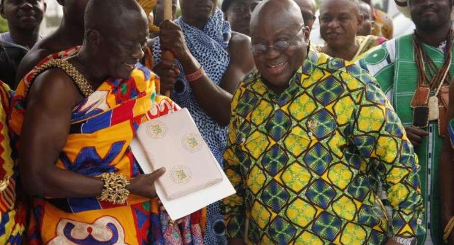 President Akufo-Addo presented the C.I to give effect to the newly created regions a couple of weeks ago.