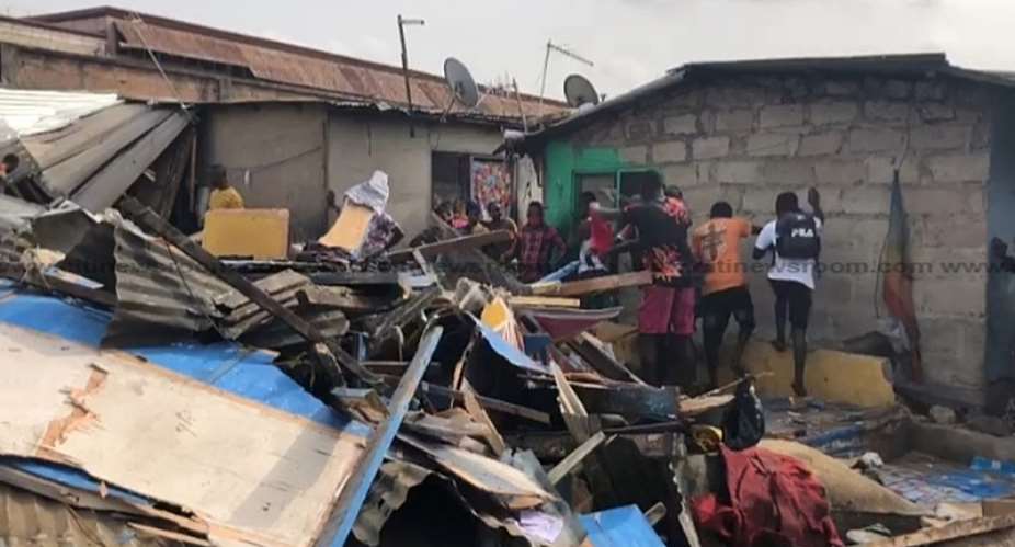 Accra: Illegal structures demolished at Abuja CMB