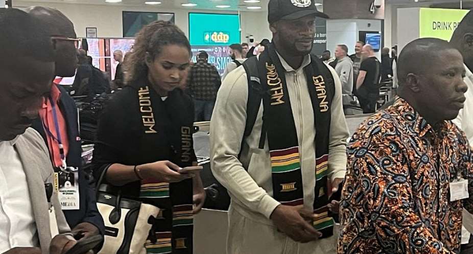 Asafa Powell attracts rousing Akwaaba to Ghana
