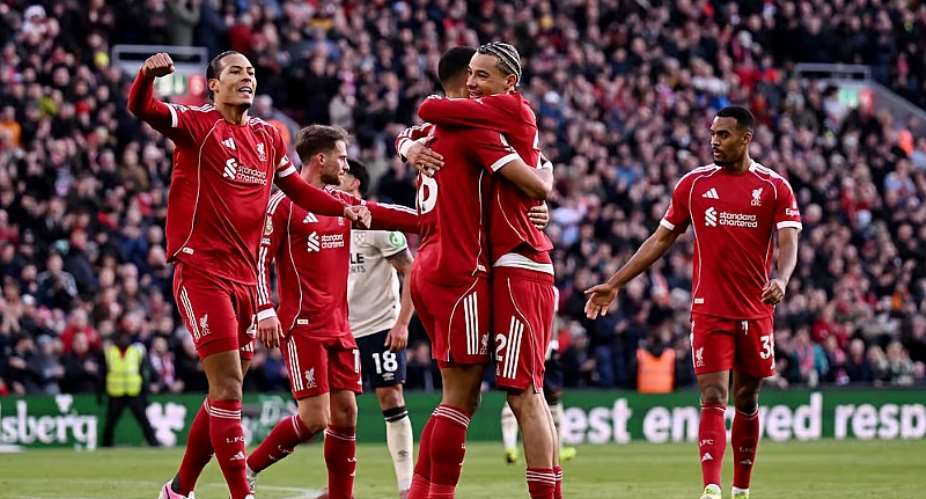 PL: Liverpool put five past West Ham to move fifth