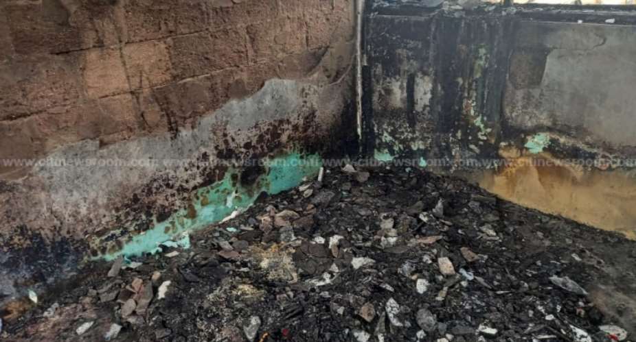 Fire ravages part of Tesano police barracks