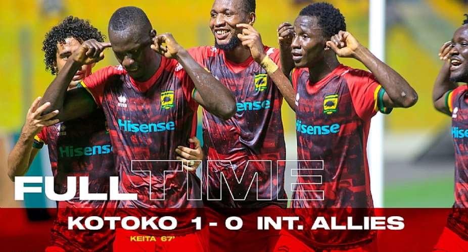 GHPL: Asante Kotoko reclaim top-four spot after narrow win against Inter Allies